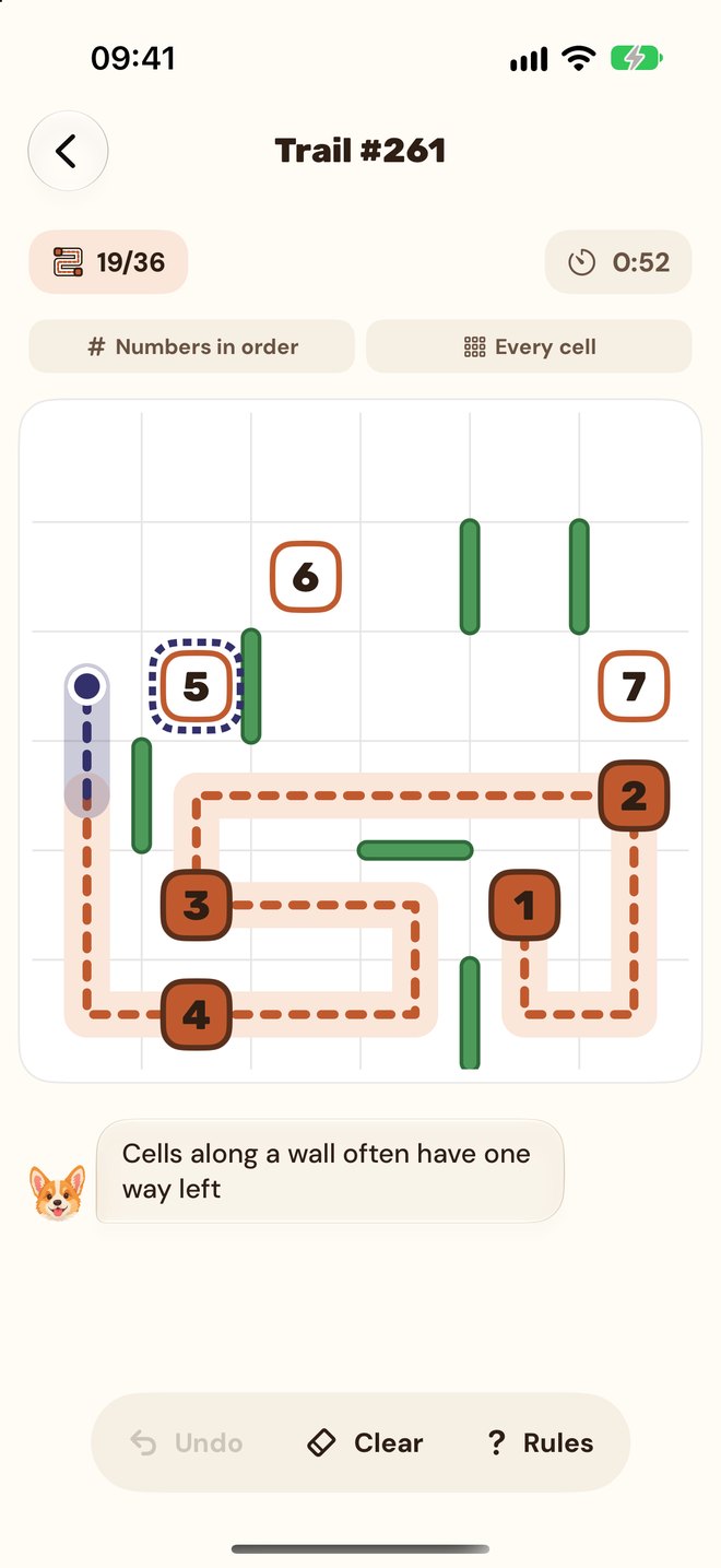Trail puzzle